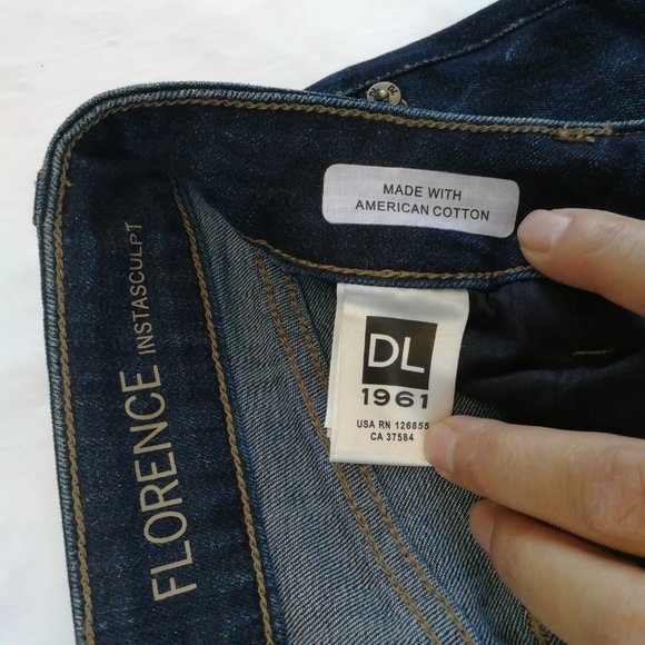 DL1961 FLORENCE Skinny Mid Rise Instasculpt Jeans 27 NWT - Picture 5 of 9